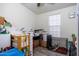 Multi-purpose room with craft station and dog crate at 2601 E Allred Ave # Br24, Mesa, AZ 85204