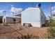 Side view of mobile home with fenced yard at 2601 E Allred Ave # Br24, Mesa, AZ 85204