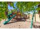 Wooden playset with slides and swings at 15828 N 10Th Pl, Phoenix, AZ 85022