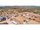 Aerial view of property with desert landscape and distant mountains at 127 E Sabrosa Dr, New River, AZ 85087