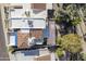 Aerial view of property featuring a pergola and patio at 4710 E Winston Dr, Phoenix, AZ 85044