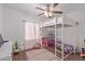 Cozy bedroom featuring a built-in bunk bed at 9693 E Frito Ave, Mesa, AZ 85208