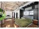 Large bedroom with king-size bed and exposed beams at 114 W Adams St # 808, Phoenix, AZ 85003