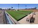 Community bocce ball courts with benches at 5510 E Colby St, Mesa, AZ 85205