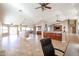 Spacious kitchen featuring granite countertops and stainless steel appliances at 13302 W Serenade Cir, Sun City West, AZ 85375