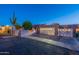 Two-car garage and gated entry at 9645 E Brown Rd, Mesa, AZ 85207