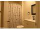 Clean bathroom with shower/tub and vanity at 10851 W Santa Fe Dr, Sun City, AZ 85351