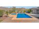 Stunning pool with spa and mountain views at 4562 N Chelsea Dr, Buckeye, AZ 85396