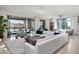 Large living area with ample seating and mountain views at 18720 N 101St St # 2016, Scottsdale, AZ 85255