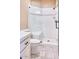 Clean bathroom with shower stall, toilet and vanity at 7101 E Berneil Ln, Paradise Valley, AZ 85253