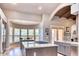 Gourmet kitchen with granite island and bay window at 7101 E Berneil Ln, Paradise Valley, AZ 85253