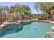 Inviting swimming pool with tiled accents at 7101 E Berneil Ln, Paradise Valley, AZ 85253