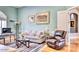 Bright living room with comfortable seating and large windows at 7101 E Berneil Ln, Paradise Valley, AZ 85253