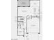Two-story floor plan with 4 bedrooms, 3 baths and a 2-car garage at 10864 E Texas Ave, Mesa, AZ 85212