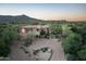 Luxury home with stone accents and mountain views at 10626 E Palo Brea Dr, Scottsdale, AZ 85262