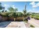 Landscaped patio with flagstone and desert plants at 10626 E Palo Brea Dr, Scottsdale, AZ 85262
