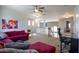 Spacious loft with seating area, desk, and views of the lower level at 161 N Silverwood Dr, Casa Grande, AZ 85122
