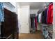 Large walk-in closet with ample shelving at 161 N Silverwood Dr, Casa Grande, AZ 85122