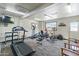 Well-equipped fitness center featuring treadmills and other exercise machines at 535 S Alma School Rd # 45, Mesa, AZ 85210