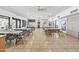 Spacious community room with tables and chairs for gatherings at 535 S Alma School Rd # 45, Mesa, AZ 85210