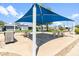 Relaxing shaded patio area with picnic tables at 535 S Alma School Rd # 45, Mesa, AZ 85210