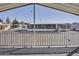 View from the covered porch overlooking the mobile home park at 535 S Alma School Rd # 45, Mesa, AZ 85210