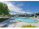 Inviting community pool with spa at 535 S Alma School Rd # 45, Mesa, AZ 85210