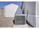 Home AC unit and storage shed at 535 S Alma School Rd # 45, Mesa, AZ 85210