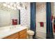 Bathroom with updated vanity, tub and shower at 17621 N Eagle Crest Dr, Surprise, AZ 85374