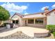 Spacious patio with built-in BBQ and views of the backyard at 17621 N Eagle Crest Dr, Surprise, AZ 85374