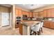 Spacious kitchen featuring granite countertops and stainless steel appliances at 12820 W La Vina Dr, Sun City West, AZ 85375