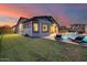 Private backyard with grassy lawn and pool at 4145 S Zephyr --, Mesa, AZ 85212