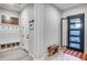 Functional mudroom with built-in bench and storage, perfect for organization at 4145 S Zephyr --, Mesa, AZ 85212