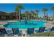 Resort-style pool with lounge chairs and basketball court at 4145 S Zephyr --, Mesa, AZ 85212