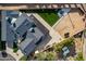 Aerial view showcasing a home's layout and backyard at 6514 N 85Th Pl, Scottsdale, AZ 85250