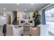 Light and airy living room with a sofa and two armchairs at 6514 N 85Th Pl, Scottsdale, AZ 85250