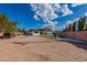 Large backyard with gravel area and seating at 6514 N 85Th Pl, Scottsdale, AZ 85250