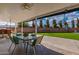 Spacious backyard patio with seating and views at 6514 N 85Th Pl, Scottsdale, AZ 85250