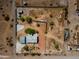 Aerial view of a home with a large lot, showing surrounding desert landscape at 3718 S 379Th Ave, Tonopah, AZ 85354