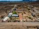 Aerial view showing a house on a spacious lot in a desert environment at 3718 S 379Th Ave, Tonopah, AZ 85354