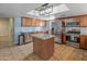 Modern kitchen with stainless steel appliances and an island at 2801 E Osborn Rd, Phoenix, AZ 85016