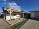 Covered patio and large backyard with room for entertaining at 206 N 5Th St, Avondale, AZ 85323