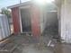 Small, dilapidated storage shed in the backyard at 1202 S 14Th St, Phoenix, AZ 85034
