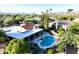 Aerial view showcasing home, pool, and expansive backyard at 25817 N Bolero Bnd, Rio Verde, AZ 85263