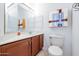 Bathroom with single vanity and toilet at 3907 E Ironwood Dr, Phoenix, AZ 85044