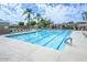 Inviting community lap pool with lounge chairs at 3907 E Ironwood Dr, Phoenix, AZ 85044