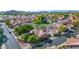 Aerial view showcasing a house's location in a quiet neighborhood at 3907 E Ironwood Dr, Phoenix, AZ 85044