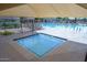 Relaxing community spa with nearby pool at 3907 E Ironwood Dr, Phoenix, AZ 85044