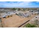 Aerial view showing the house and large lot at 11620 S 217Th Ave, Buckeye, AZ 85326