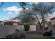 Backyard with mountain views and gravel landscaping at 10683 E Saddle Blanket Trl, Gold Canyon, AZ 85118